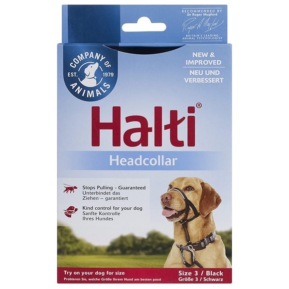 Halti Head Collar No Pulling for Loose Leash Walking Large Dog Collar Size 3 - Picture 5 of 5